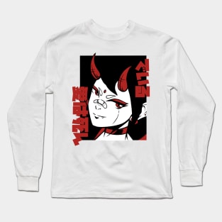 Anime Devil Girl Long Sleeve T-Shirt